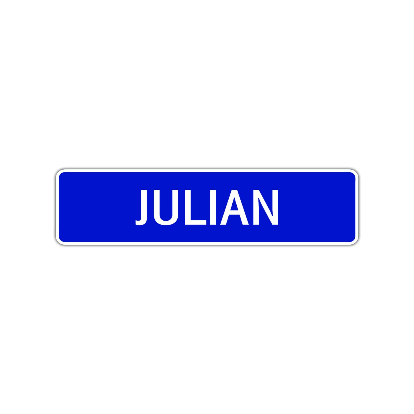 Julian Street Sign Children Name Room Plate
