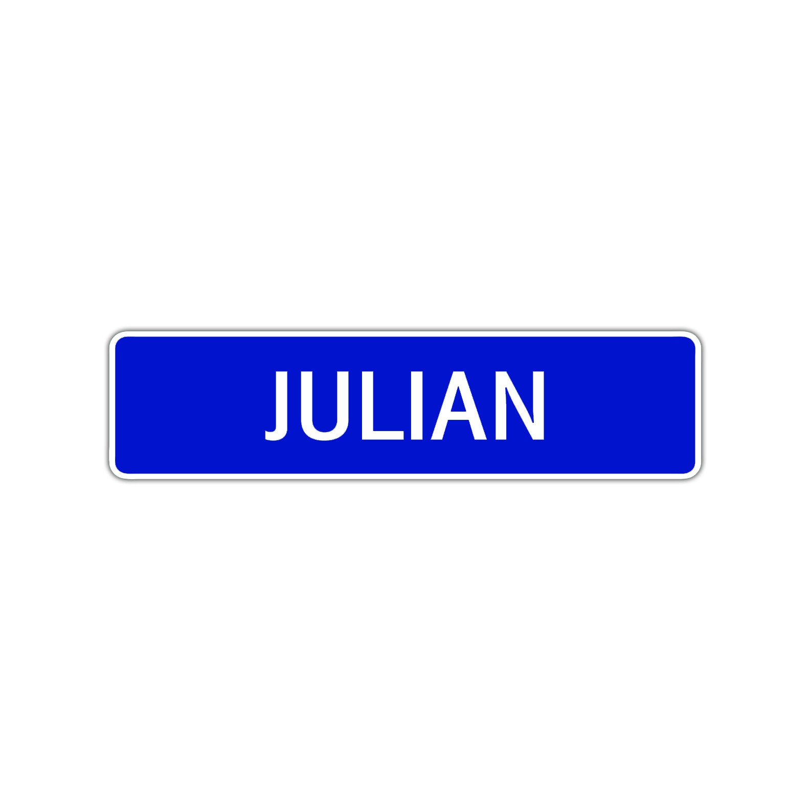 Julian Street Sign Children Name Room Plate