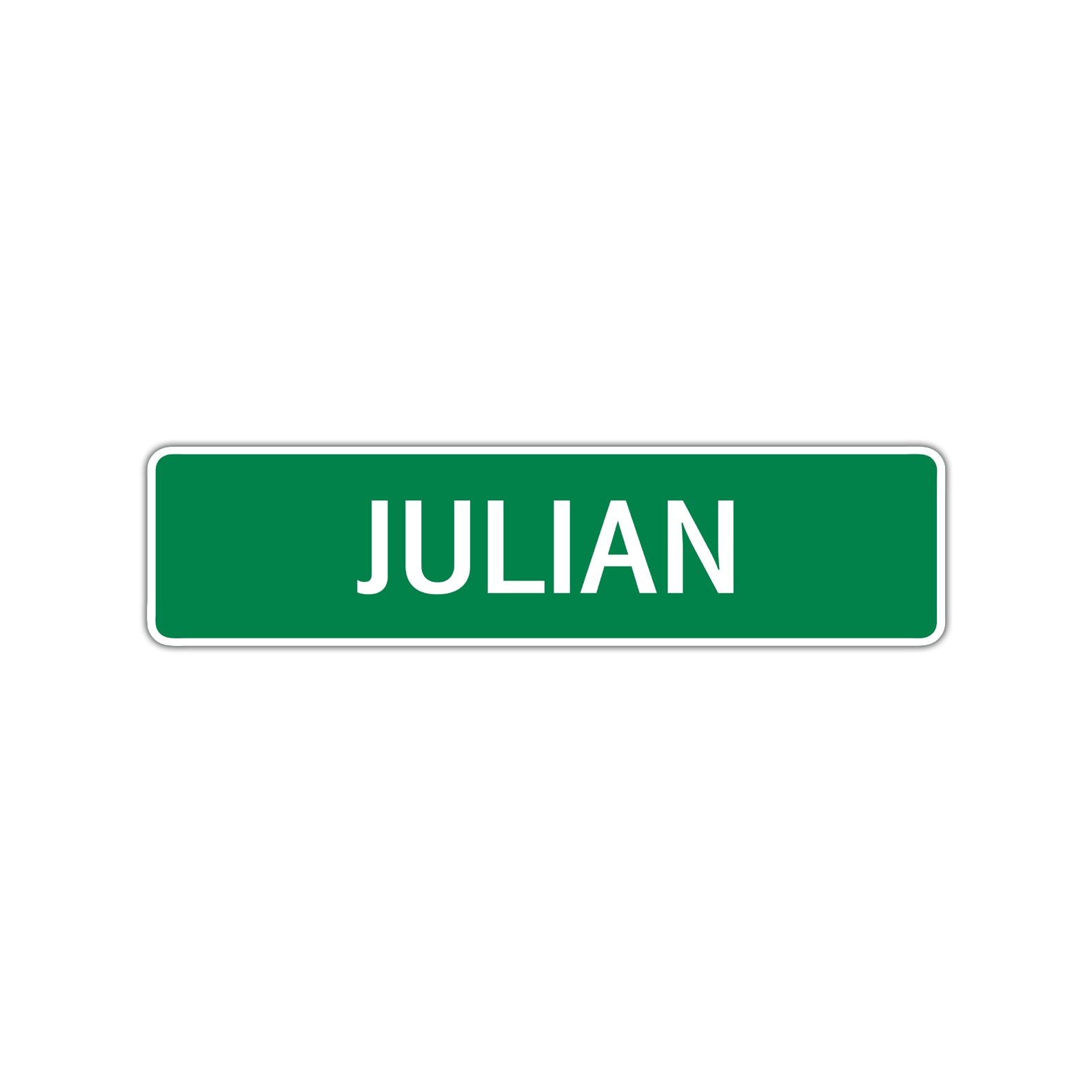 Julian Street Sign Children Name Room Plate