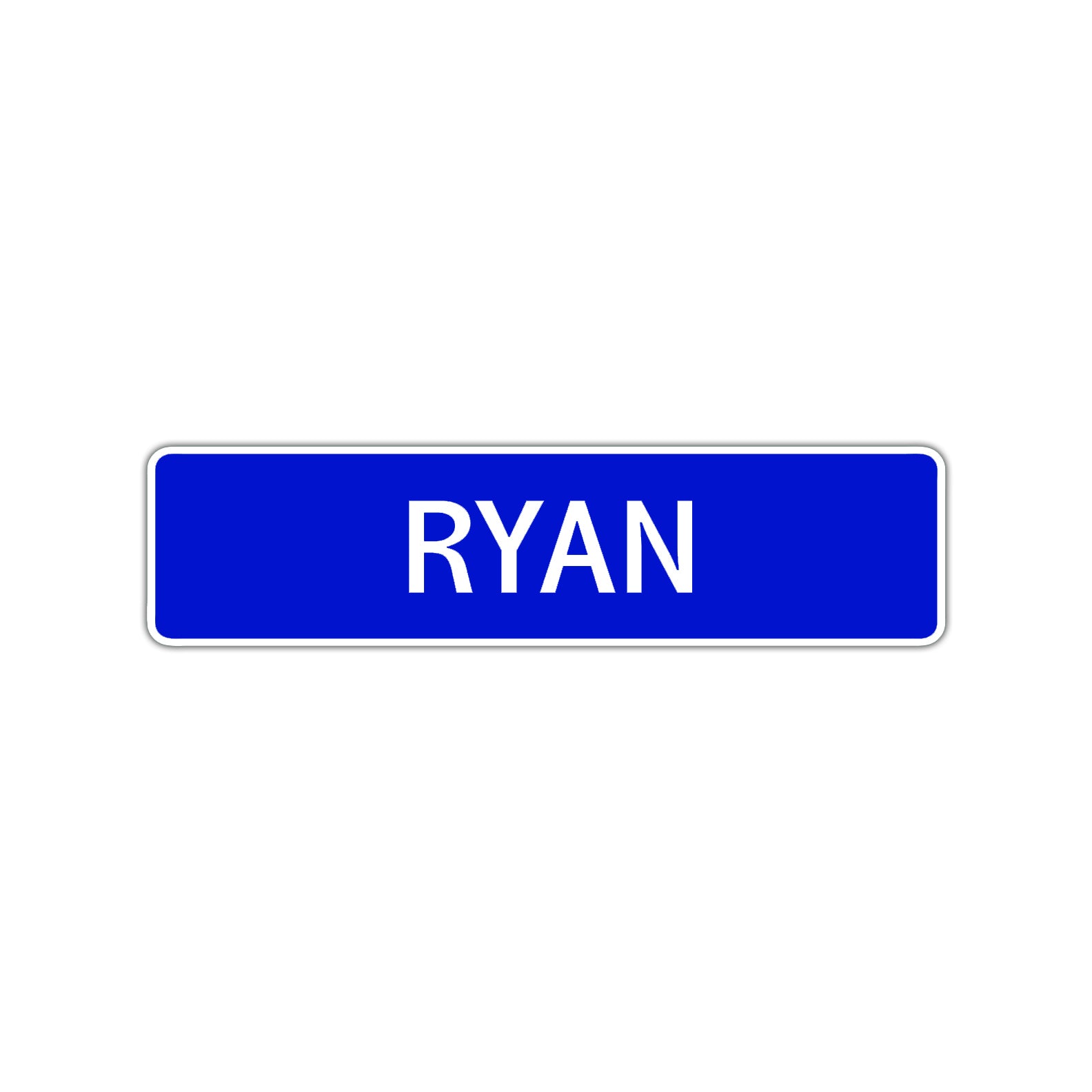 Ryan Street Sign Children Name Room Plate