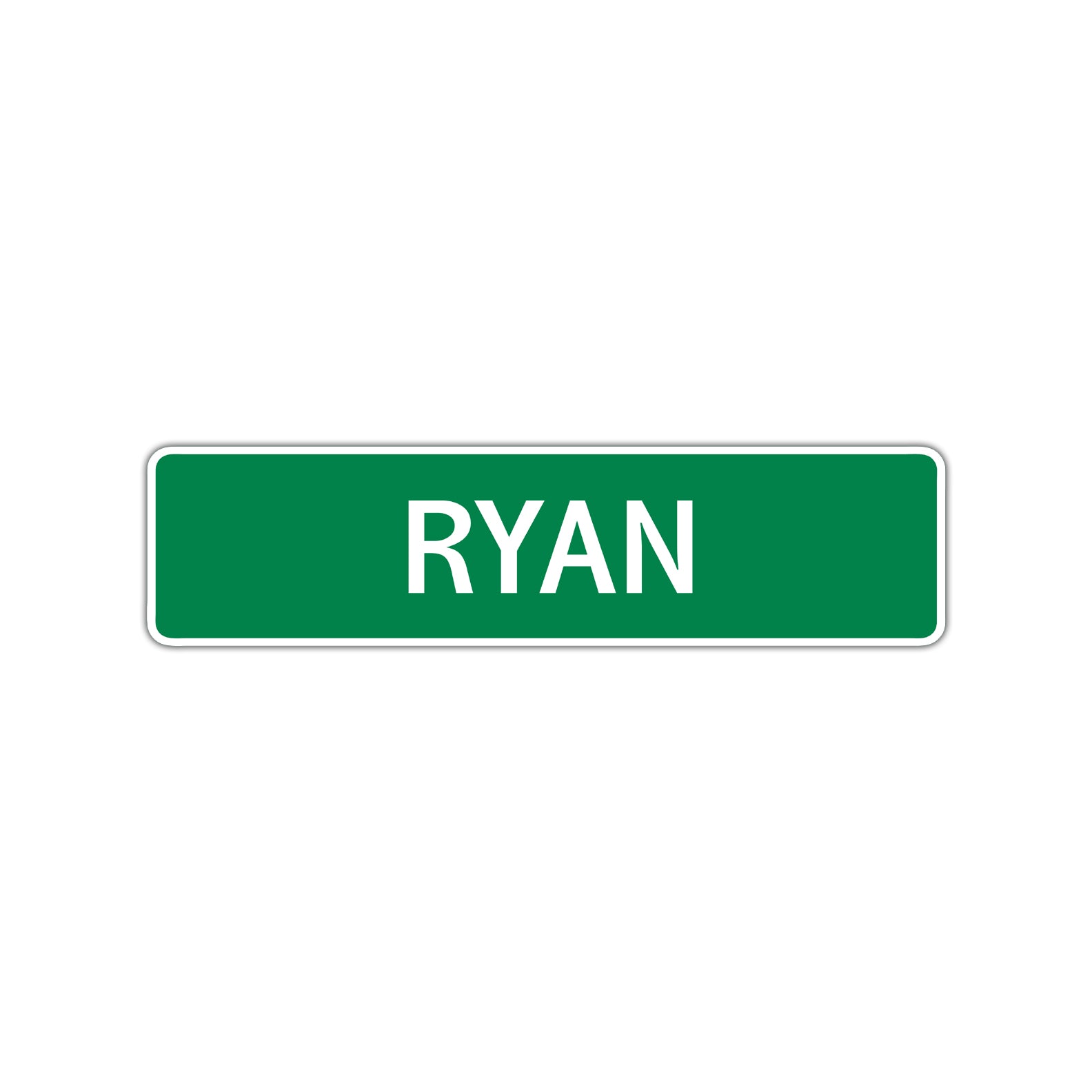 Ryan Street Sign Children Name Room Plate - Sign Fever