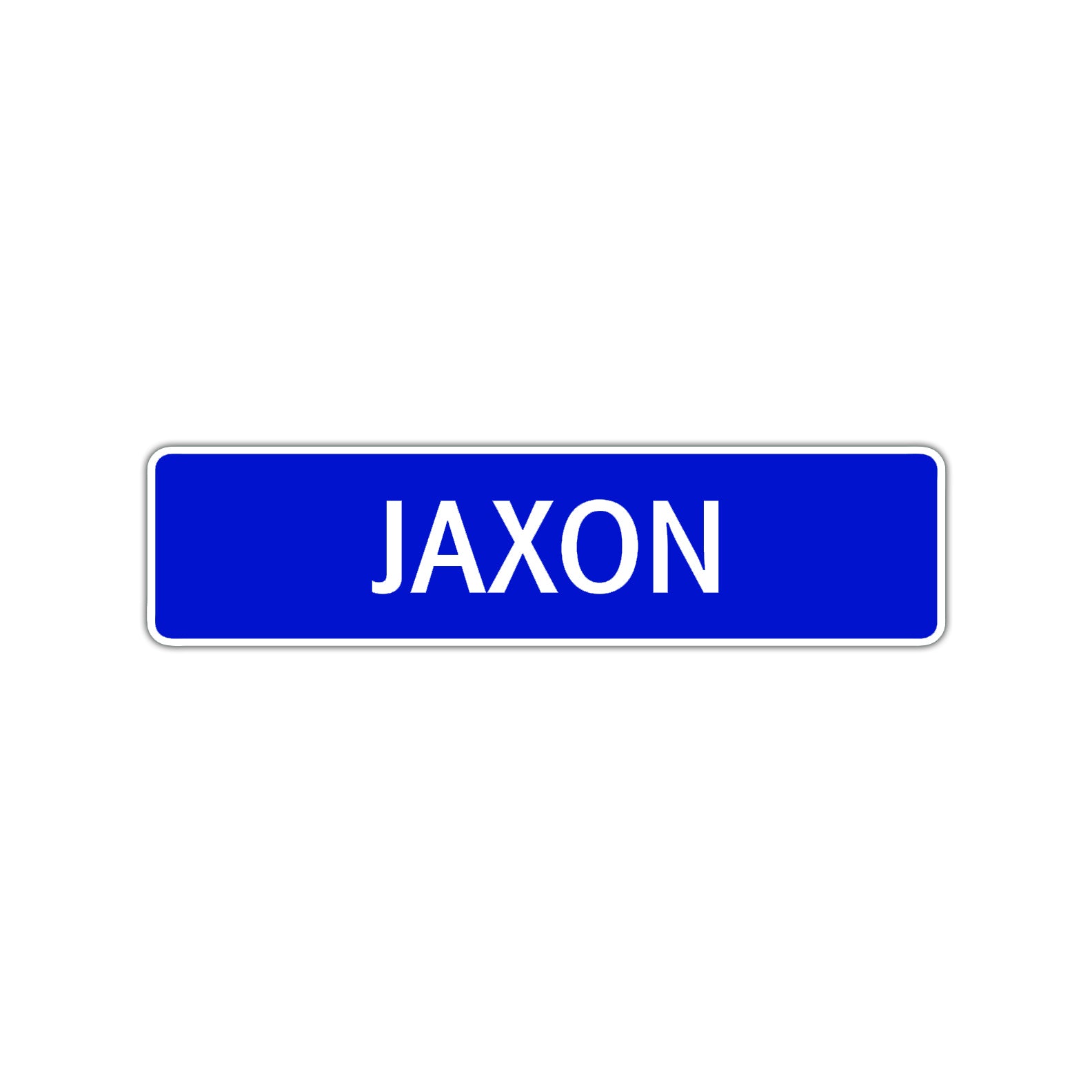 Jaxon Street Sign Children Name Room Plate