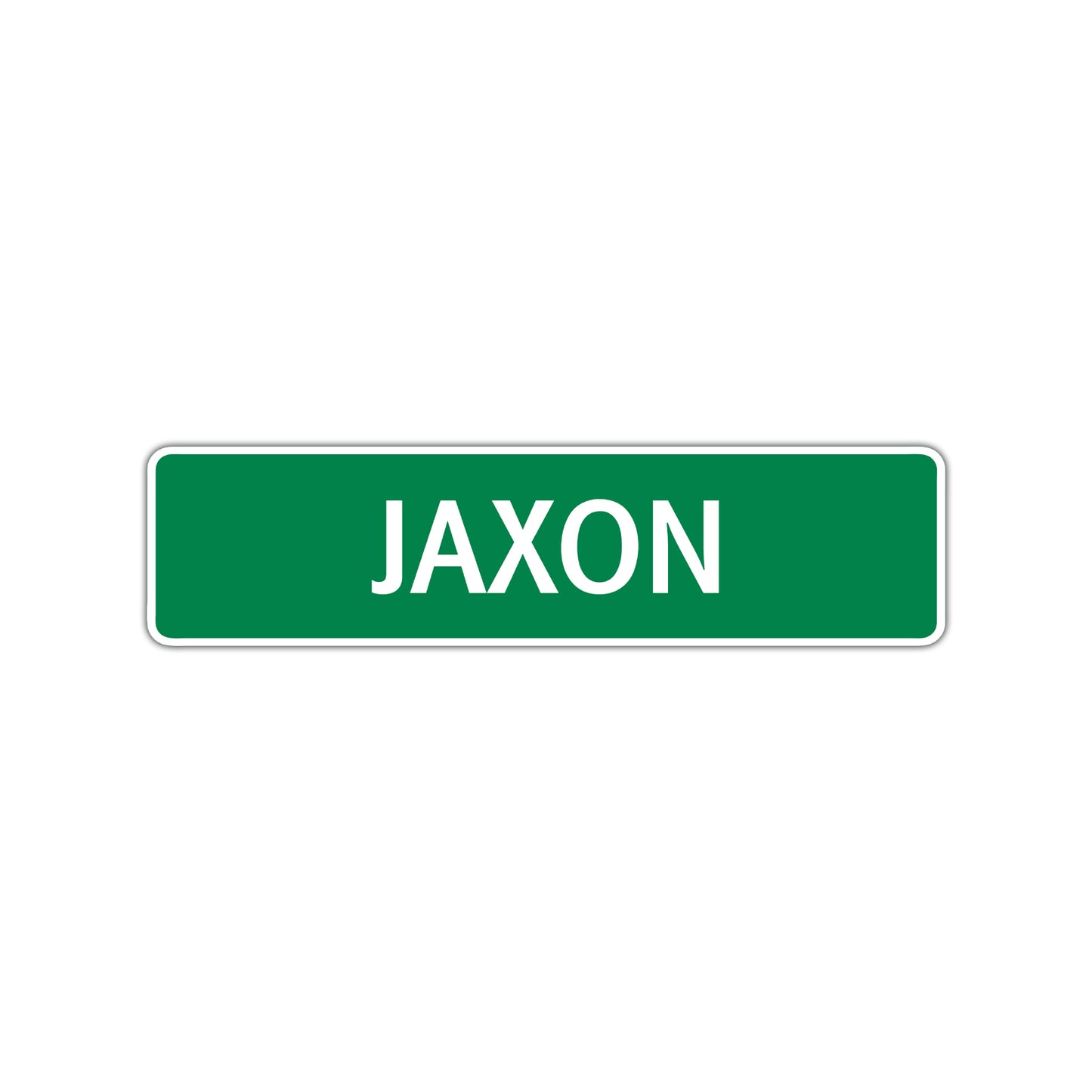 Jaxon Street Sign Children Name Room Plate