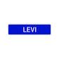 Levi Street Sign Children Name Room Plate