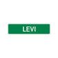 Levi Street Sign Children Name Room Plate