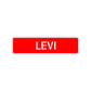 Levi Street Sign Children Name Room Plate