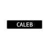 Caleb Street Sign Children Name Room Plate