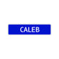 Caleb Street Sign Children Name Room Plate
