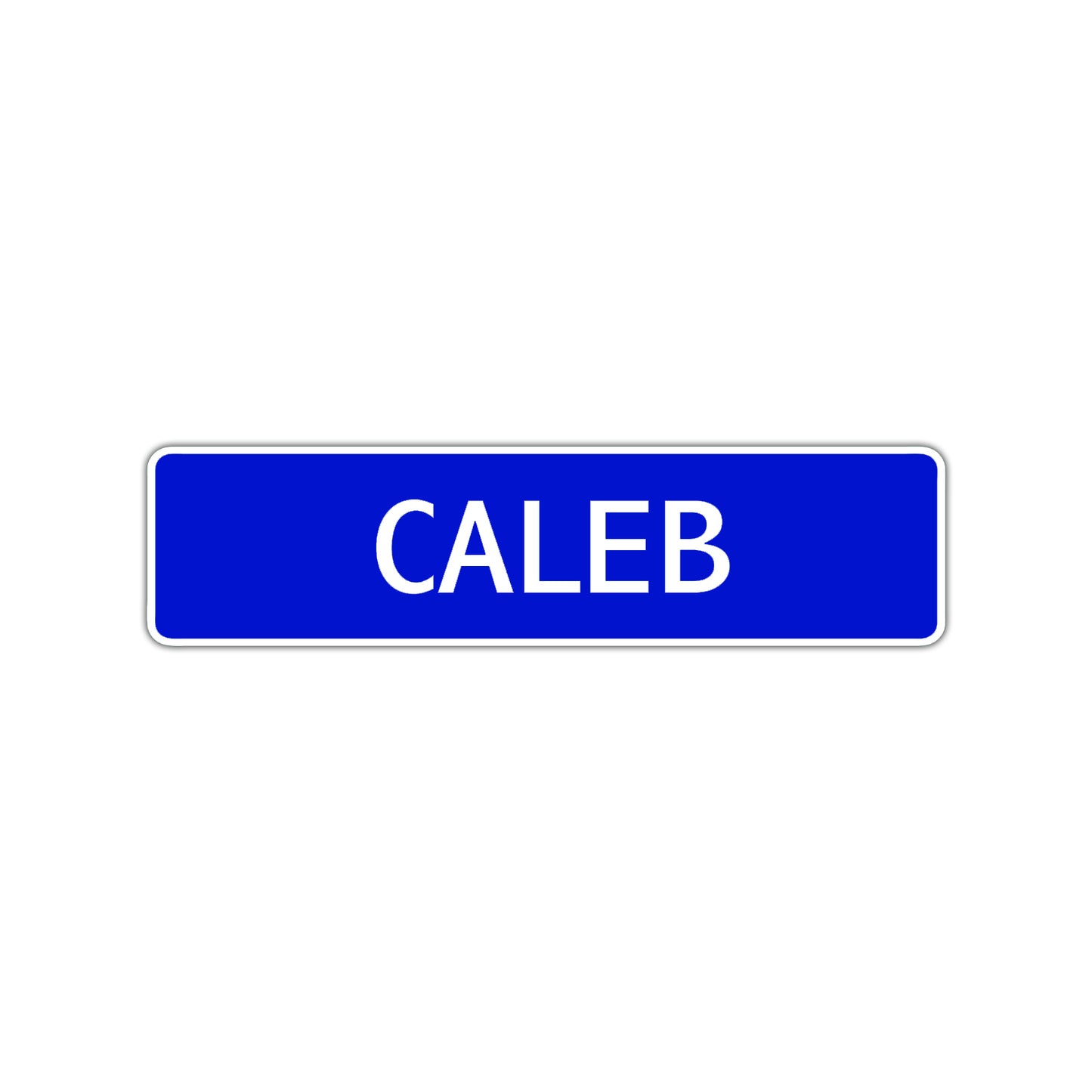 Caleb Street Sign Children Name Room Plate