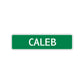 Caleb Street Sign Children Name Room Plate