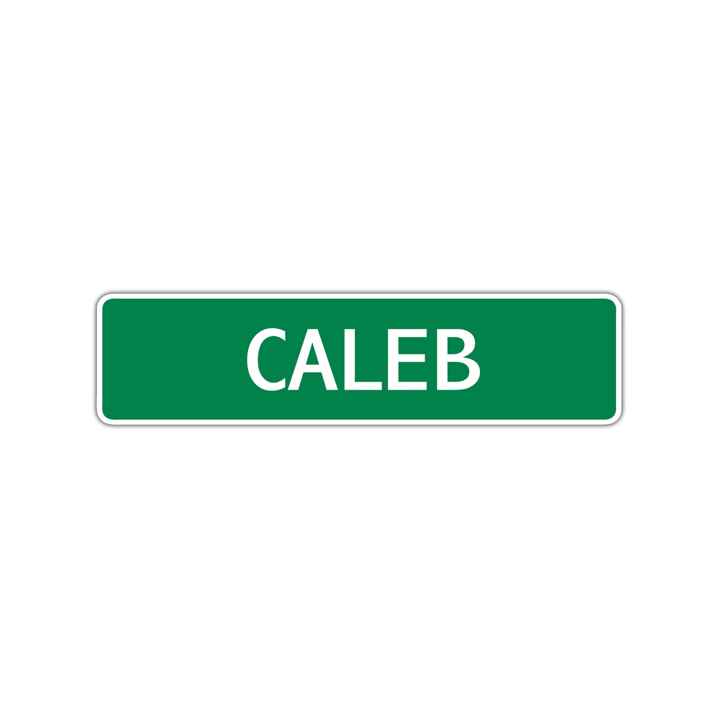 Caleb Street Sign Children Name Room Plate