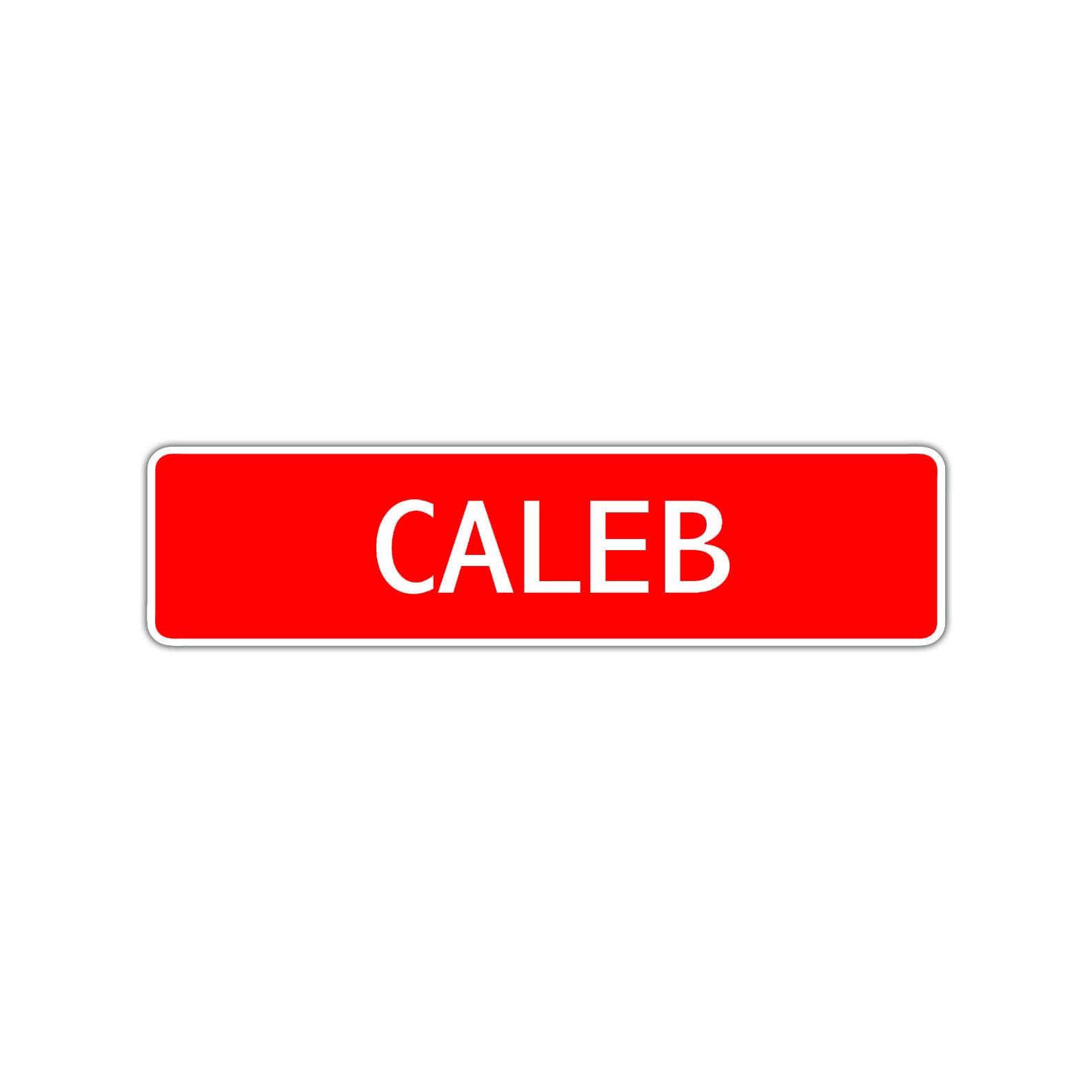 Caleb Street Sign Children Name Room Plate