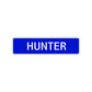 Hunter Street Sign Children Name Room Plate