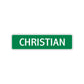 Christian Street Sign Children Name Room Plate