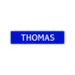 Thomas Street Sign Children Name Room Plate