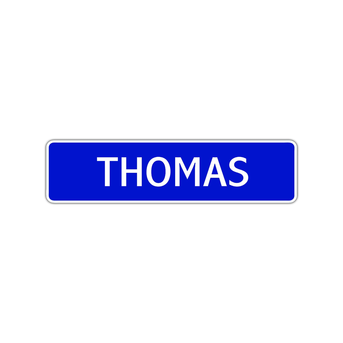 Thomas Street Sign Children Name Room Plate