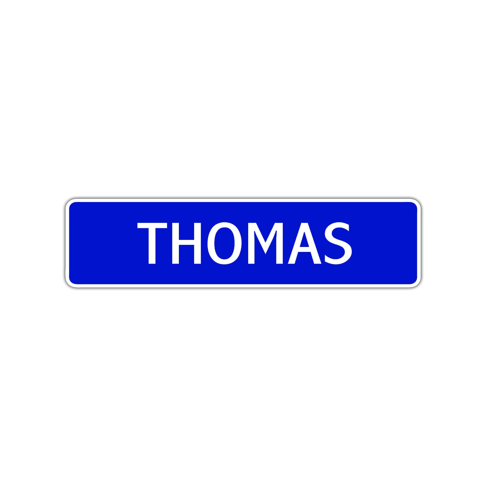 Thomas Street Sign Children Name Room Plate
