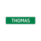 Thomas Street Sign Children Name Room Plate