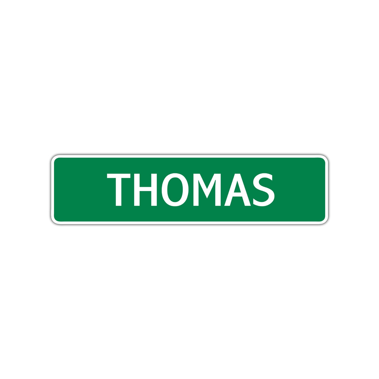 Thomas Street Sign Children Name Room Plate