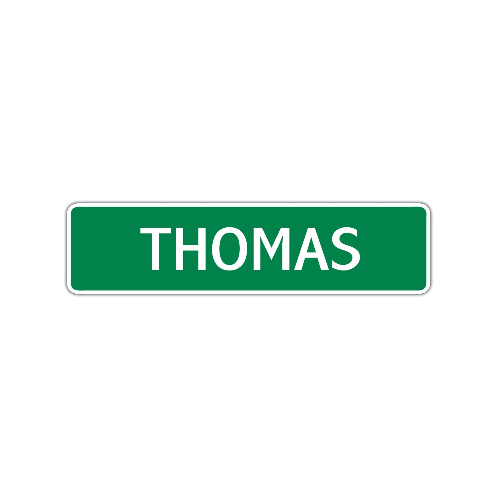 Thomas Street Sign Children Name Room Plate