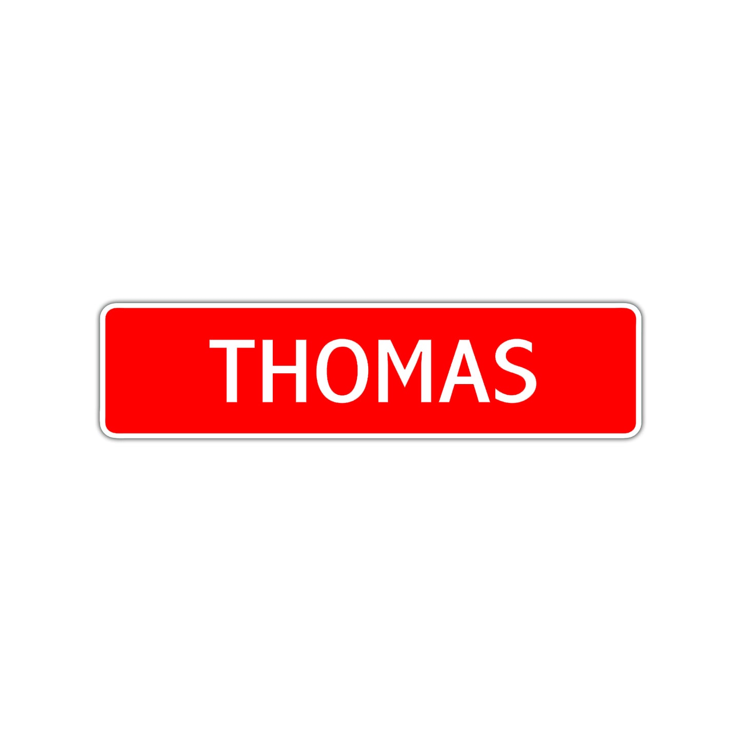 Thomas Street Sign Children Name Room Plate