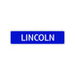 Lincoln Street Sign Children Name Room Plate