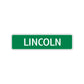 Lincoln Street Sign Children Name Room Plate