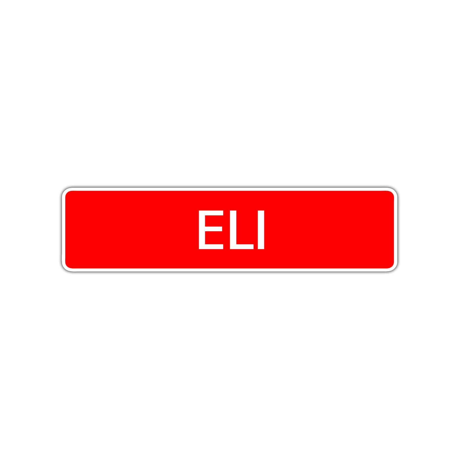 Eli Street Sign Children Name Room Plate