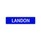Landon Street Sign Children Name Room Plate