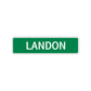 Landon Street Sign Children Name Room Plate