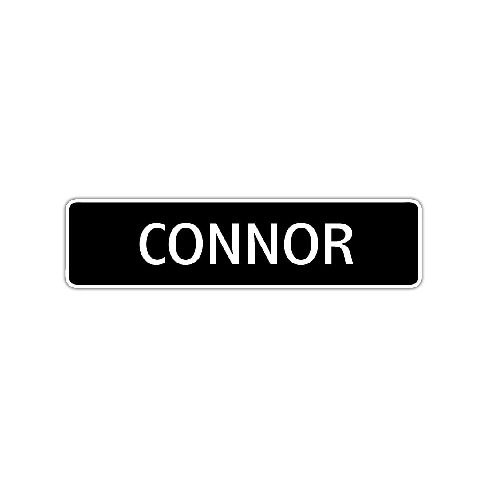Connor Street Sign Children Name Room Plate