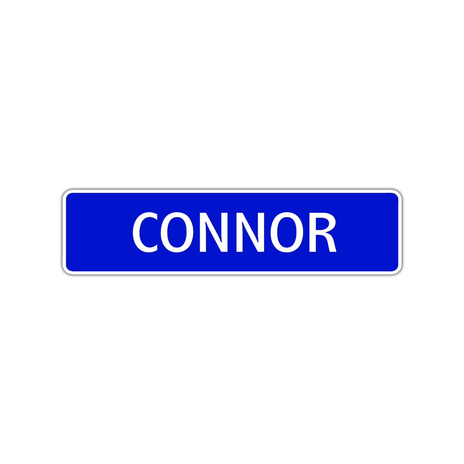 Connor Street Sign Children Name Room Plate