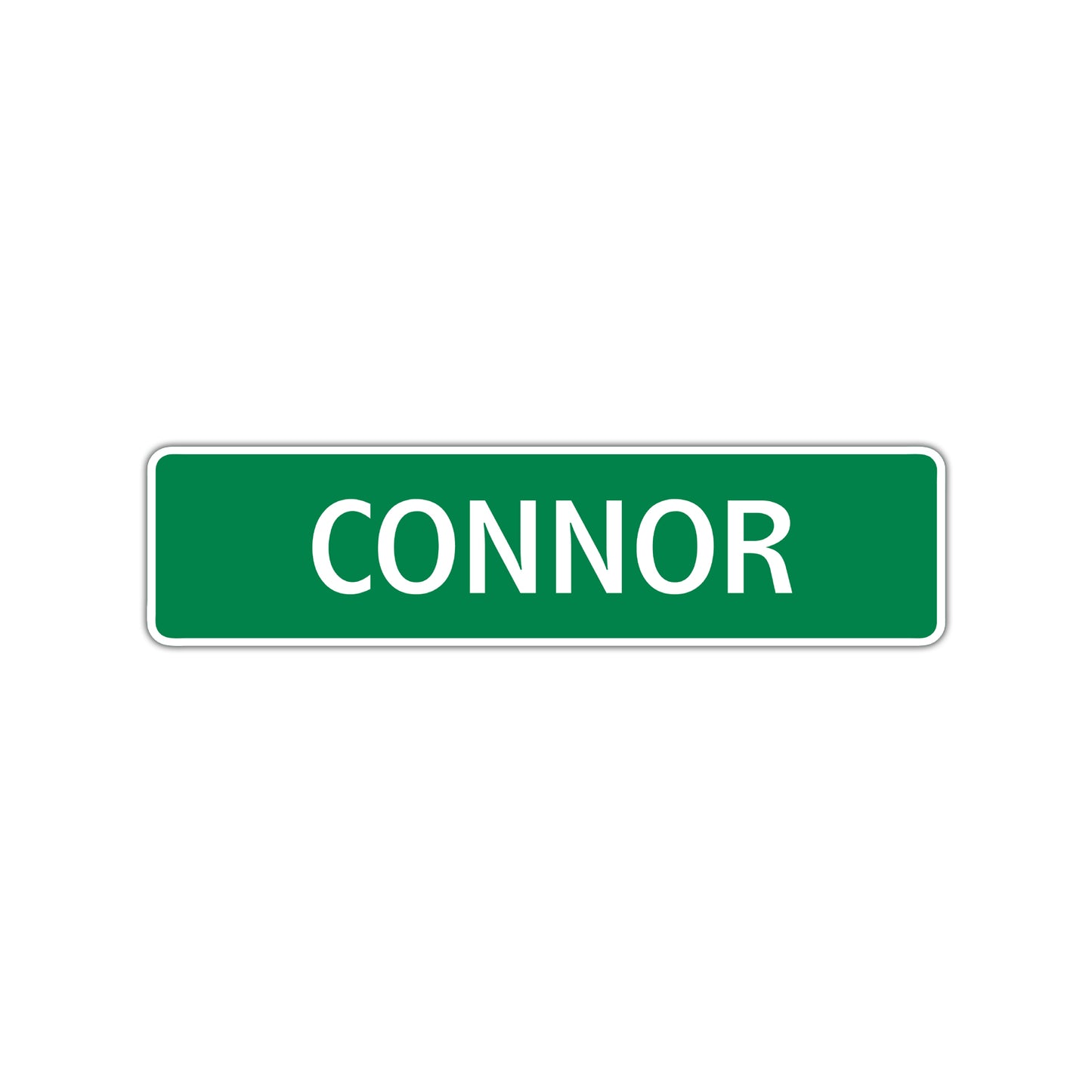 Connor Street Sign Children Name Room Plate