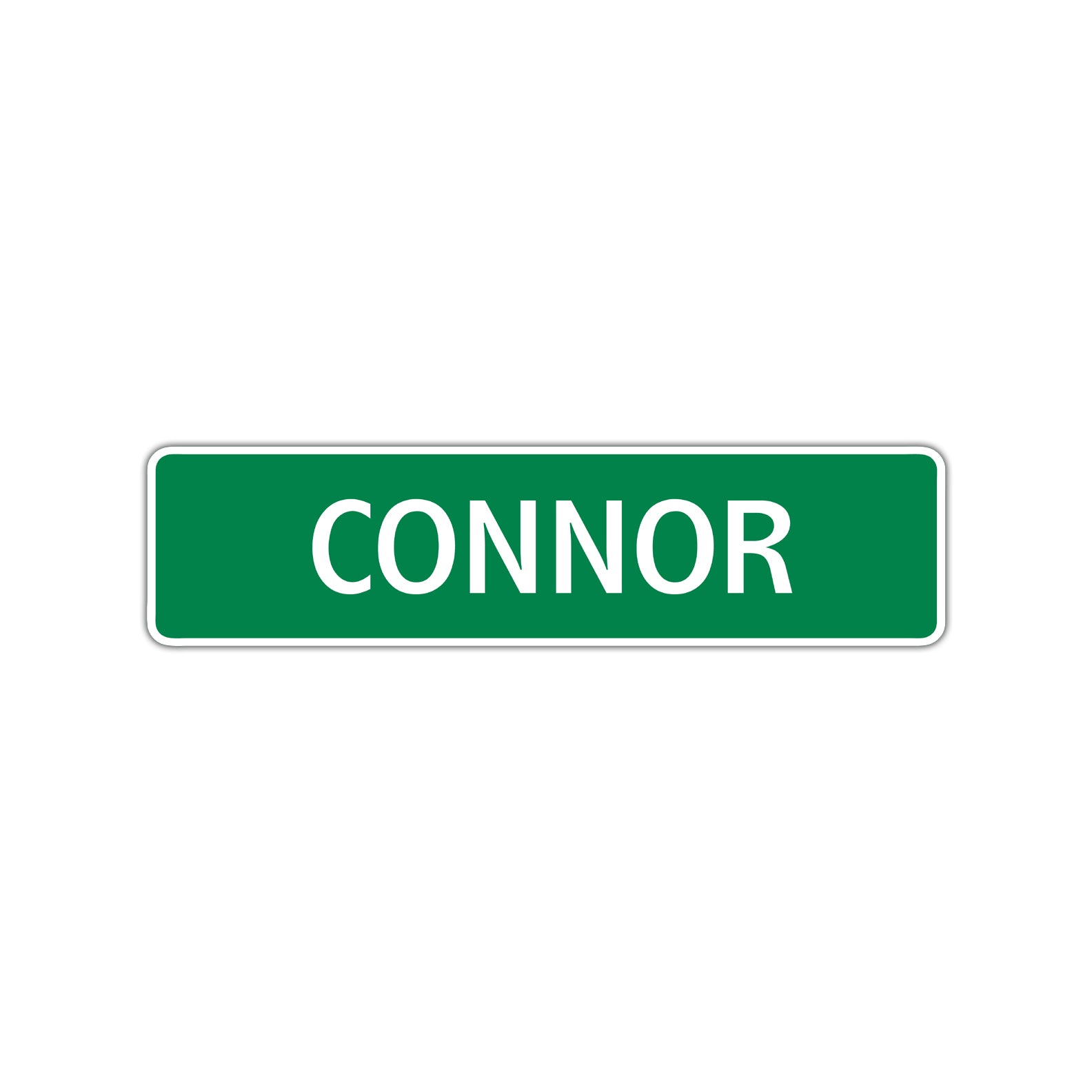 Connor Street Sign Children Name Room Plate