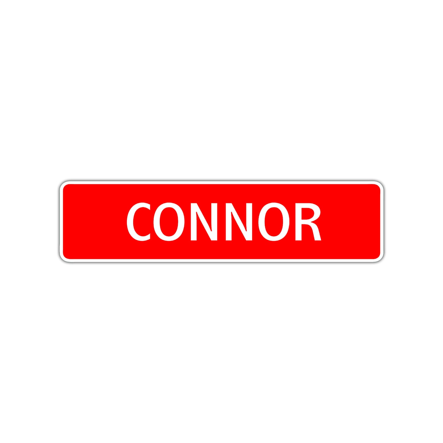Connor Street Sign Children Name Room Plate