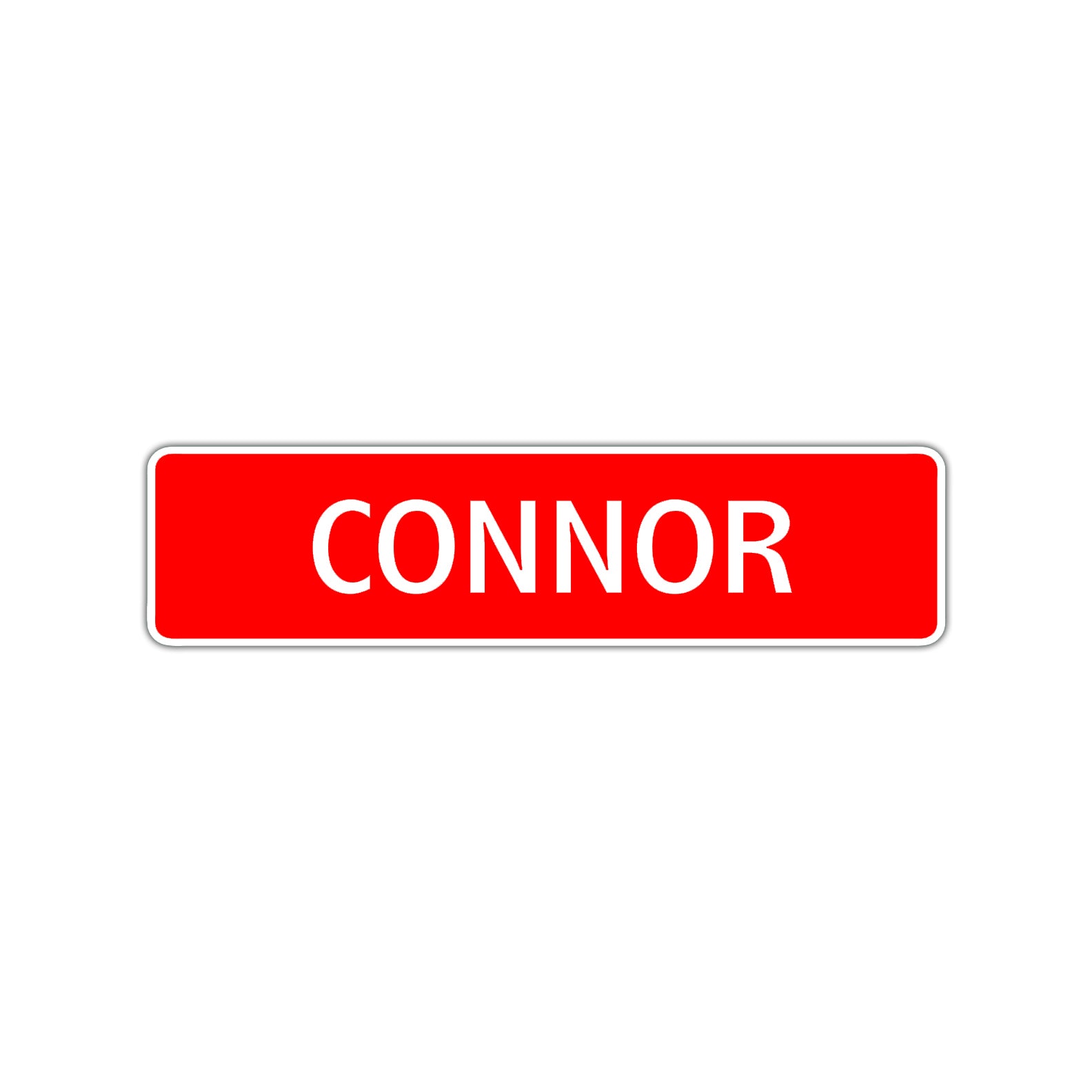 Connor Street Sign Children Name Room Plate