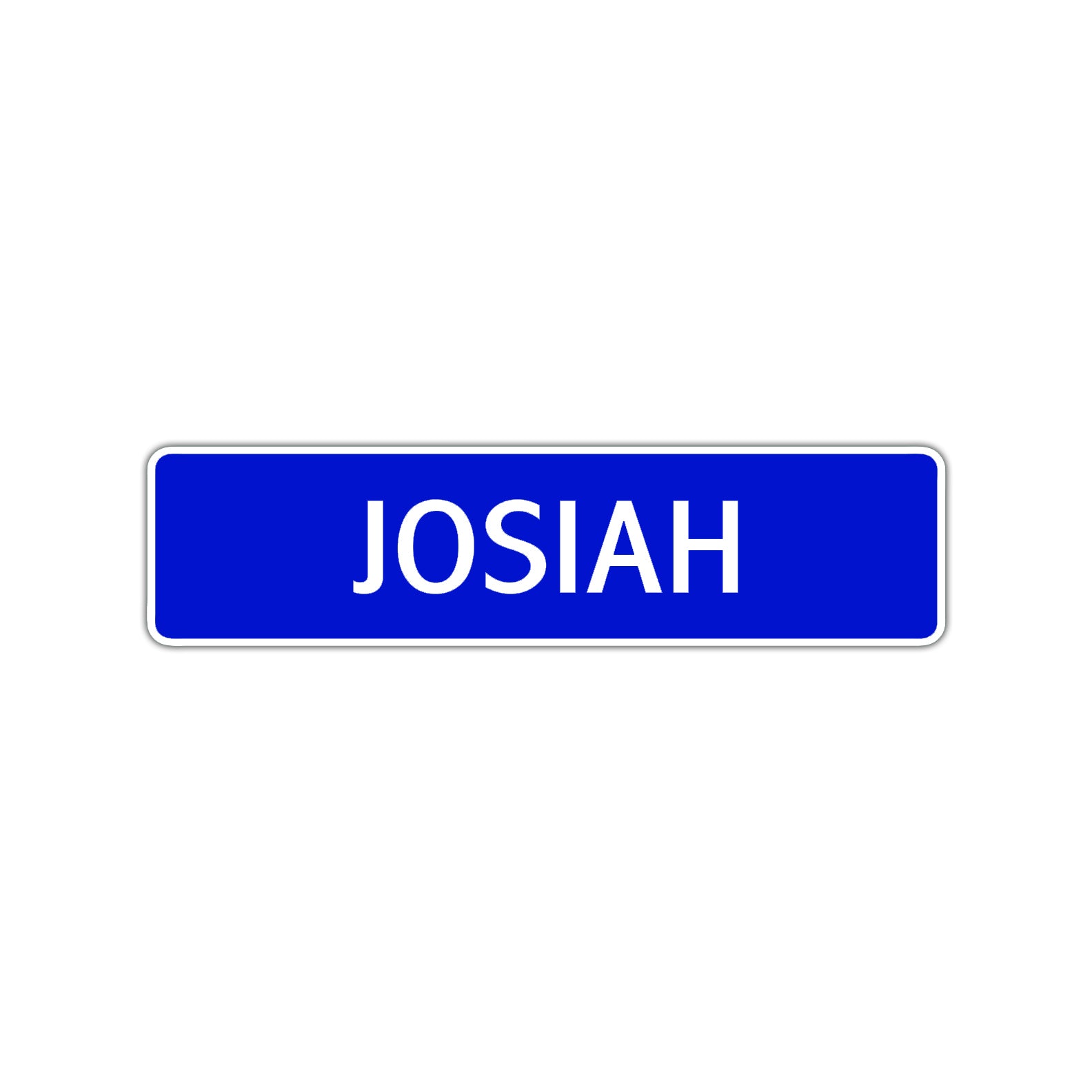 Josiah Street Sign Children Name Room Plate