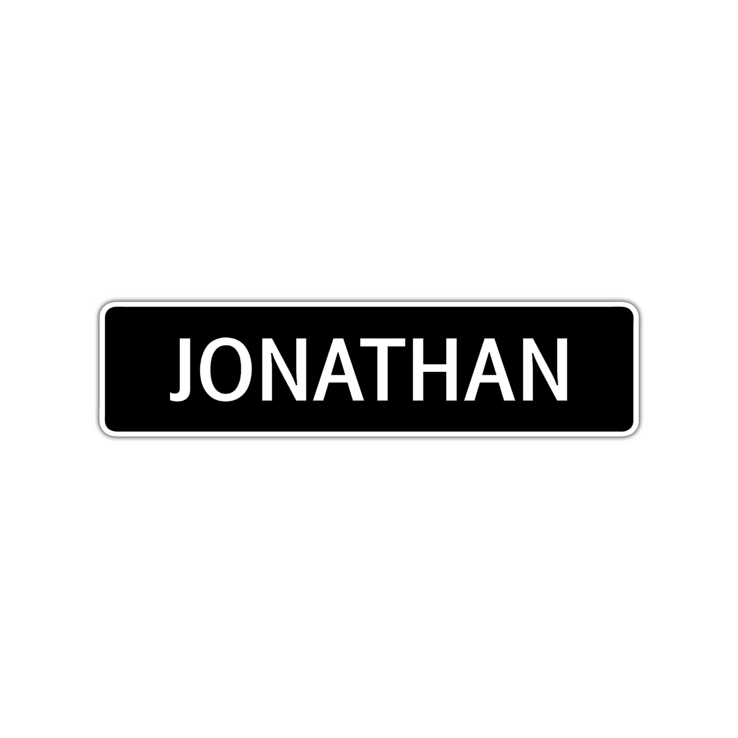 Jonathan Street Sign Children Name Room Plate
