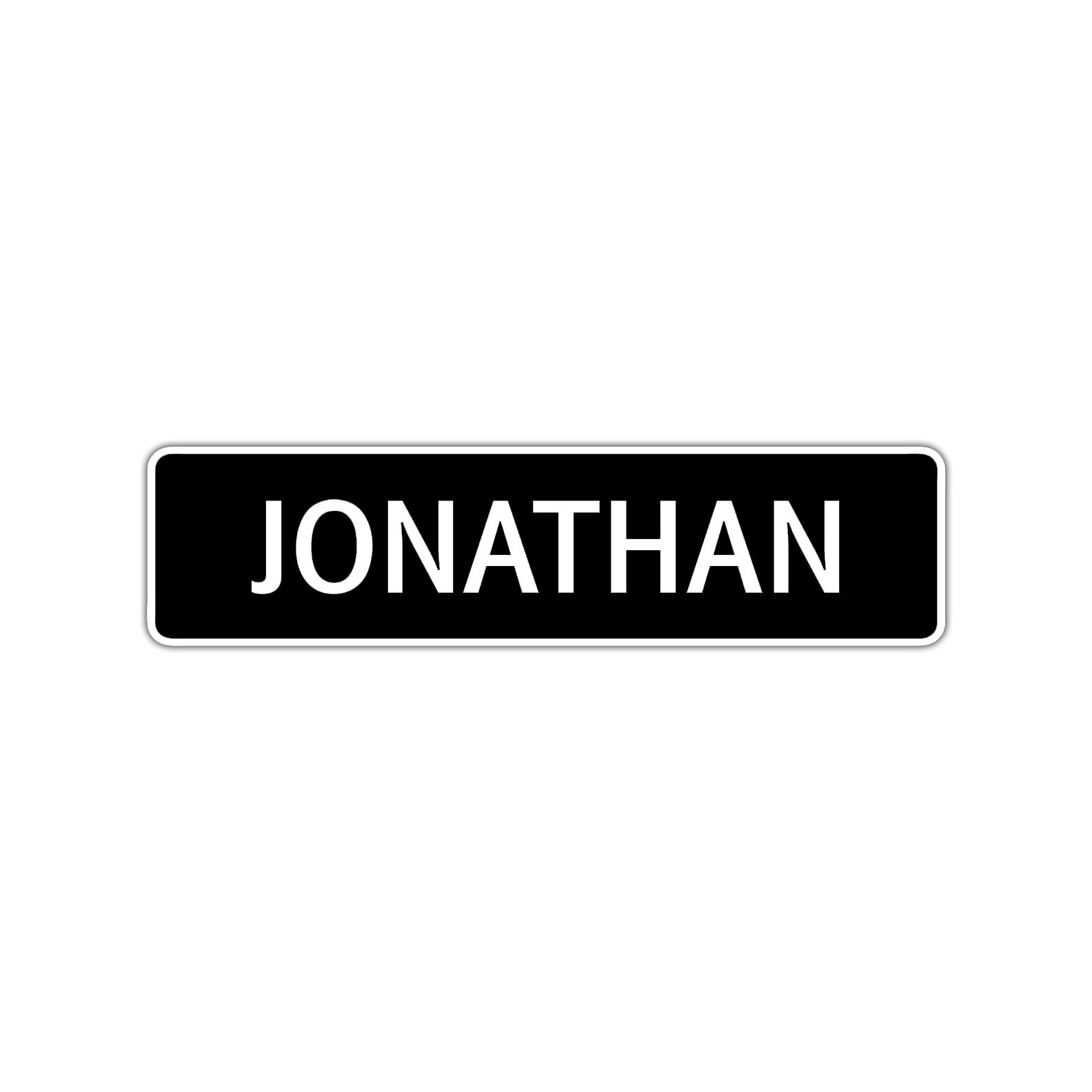 Jonathan Street Sign Children Name Room Plate