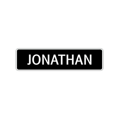 Jonathan Street Sign Children Name Room Plate