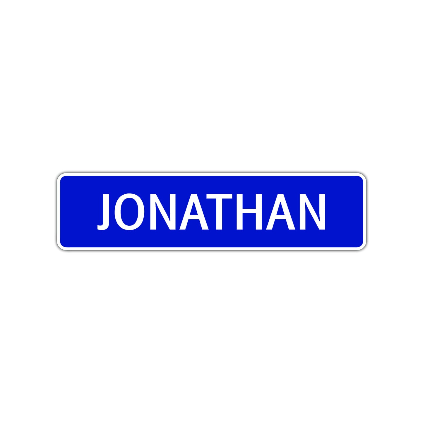 Jonathan Street Sign Children Name Room Plate