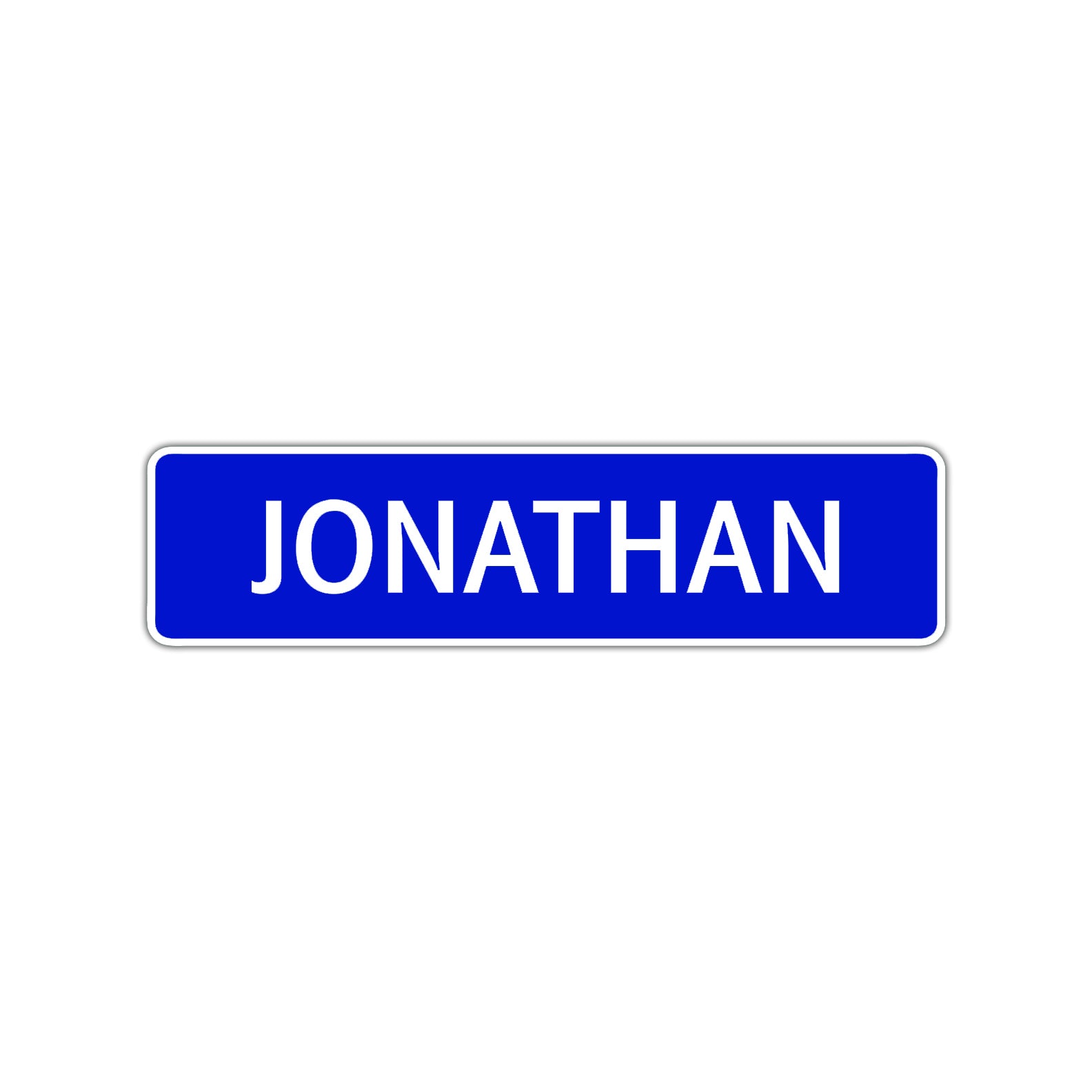 Jonathan Street Sign Children Name Room Plate