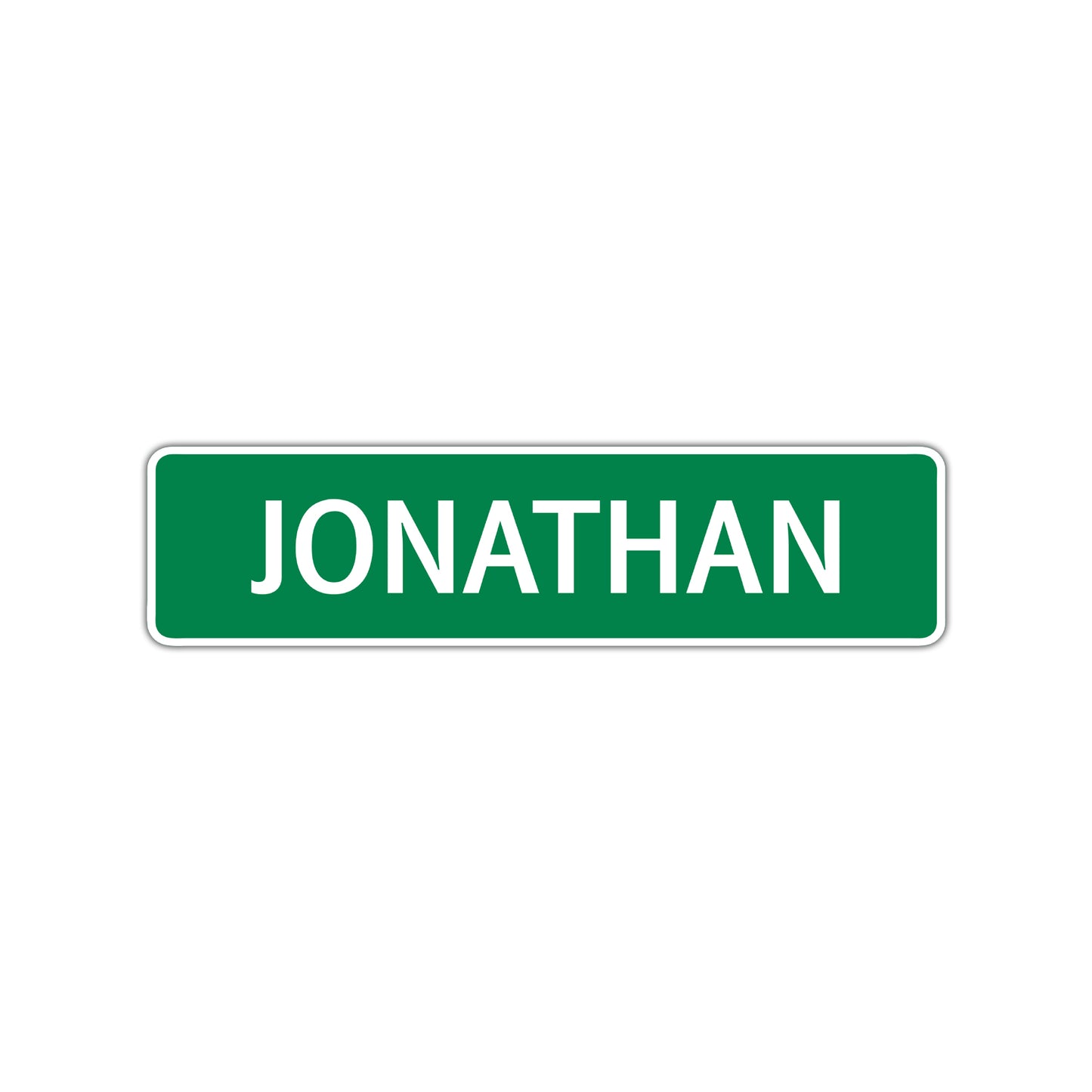 Jonathan Street Sign Children Name Room Plate