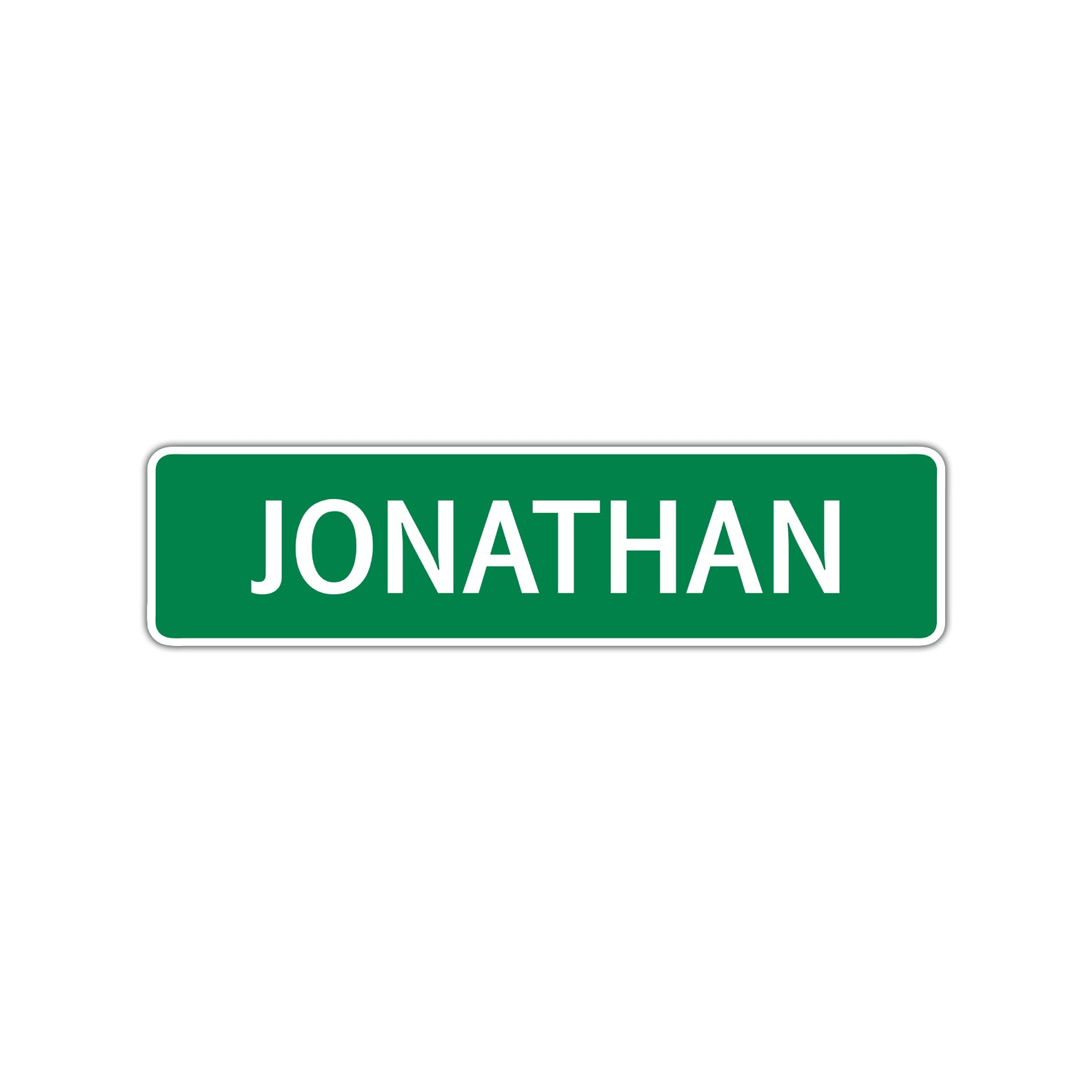 Jonathan Street Sign Children Name Room Plate