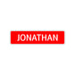 Jonathan Street Sign Children Name Room Plate