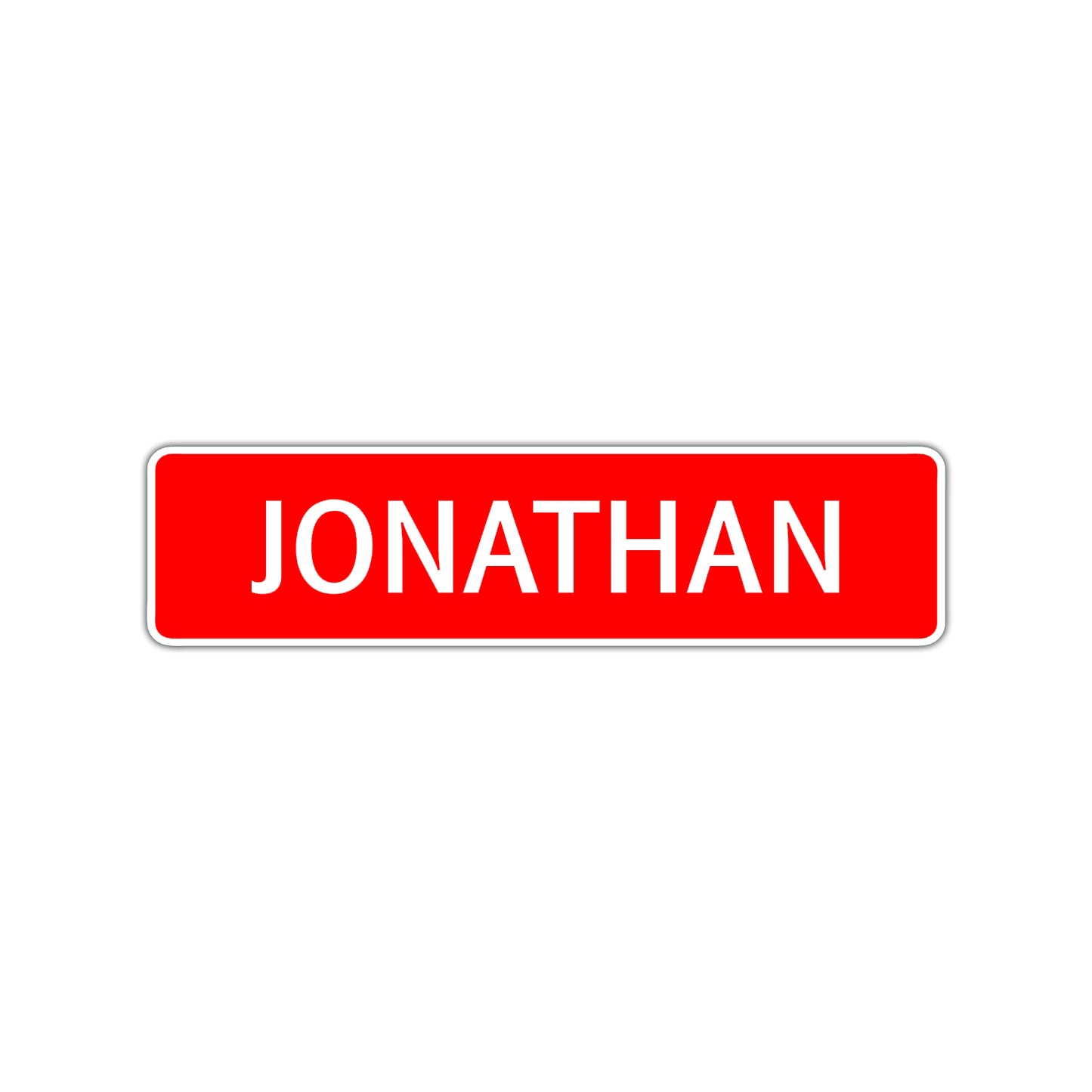 Jonathan Street Sign Children Name Room Plate