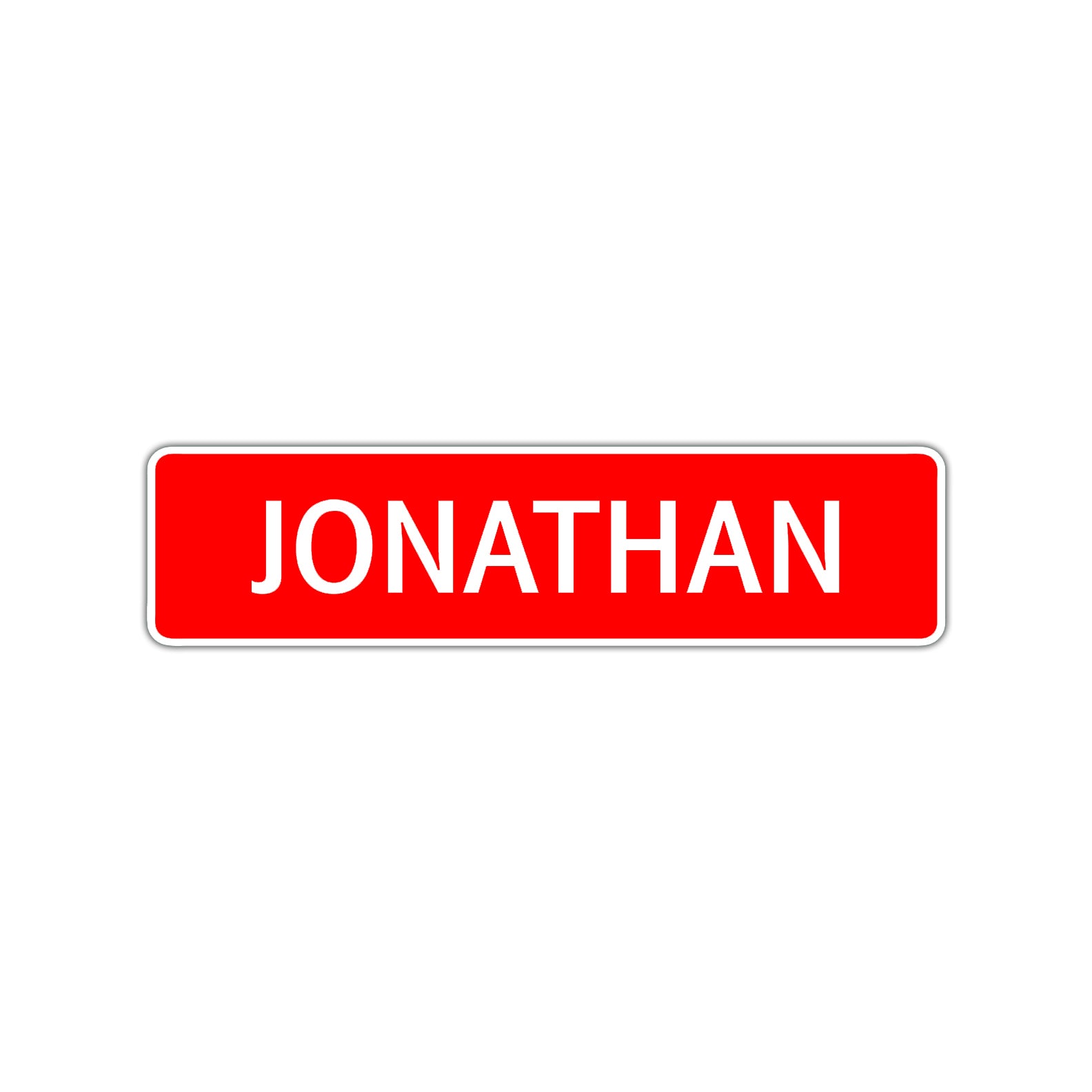 Jonathan Street Sign Children Name Room Plate