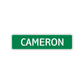 Cameron Street Sign Children Name Room Plate