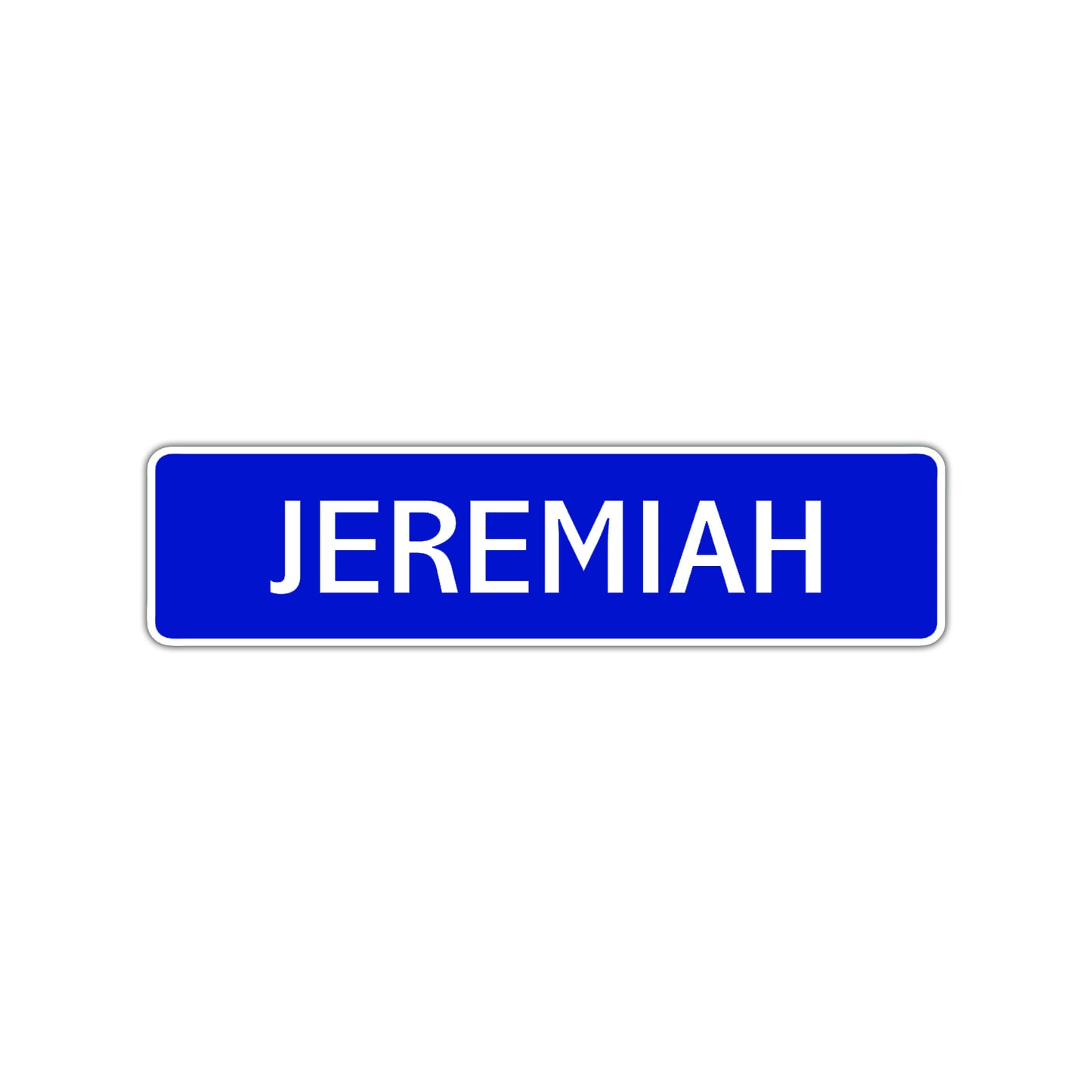 Jeremiah Street Sign Children Name Room Plate