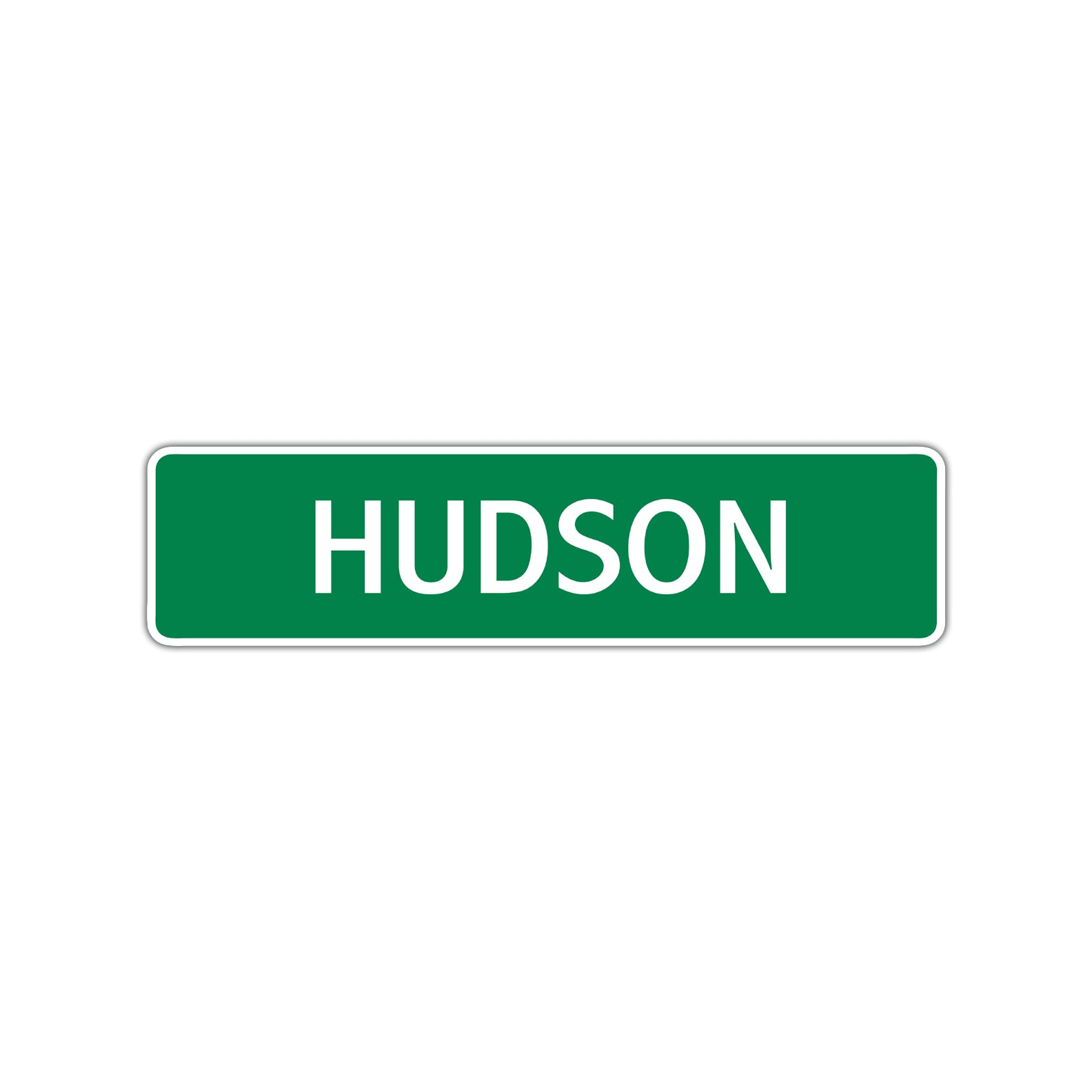 Hudson Street Sign Children Name Room Plate